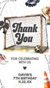 120BD Soccer Birthday Favor Tag design preview