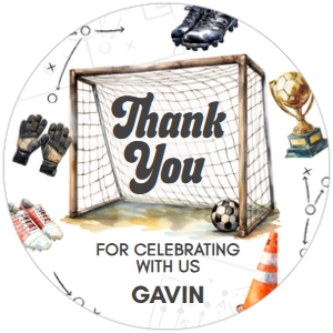 120BD Soccer Birthday Round Favor Tag C: 120BD Soccer Birthday Round Favor Tag