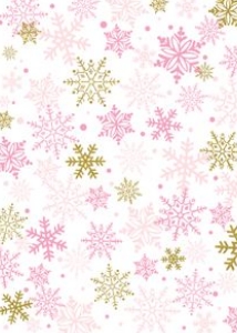 Winter Onederland Invitation 5x7 Backside: Winter Onederland Invitation 5x7 Pink & Gold