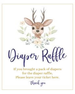 Little Buck Diaper Raffle Bundle design preview