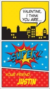 Superhero Valentine: Superhero Valentine