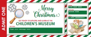 Childrens Museum Ticket Christmas: Childrens Museum Ticket Christmas