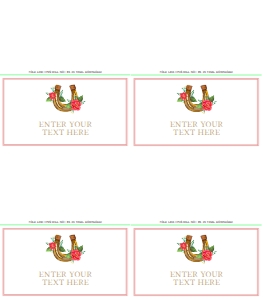 Derby Food Tent Cards: Derby Food Tent Cards