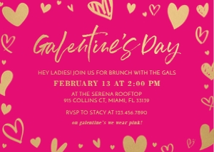 Galentine's Day Invitation: Galentine's Day Invitation