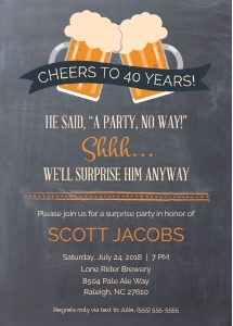 Cheers to 40 Years design preview