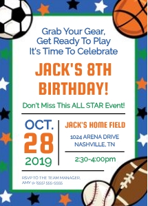 Sports and Stars design preview