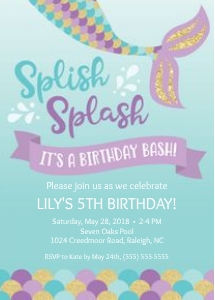 Mermaid Invitation: Mermaid Invitation
