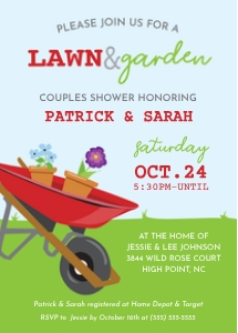 Lawn & Garden Shower design preview