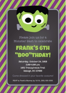 Frankenstein Birthday design preview