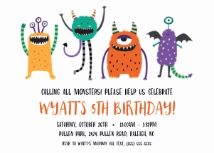 Calling All Monsters design preview