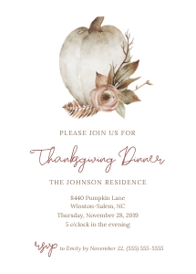 Thanksgiving Dinner 1 design preview