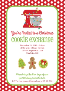 Cookie Exchange NO CARD: Cookie Exchange NO CARD