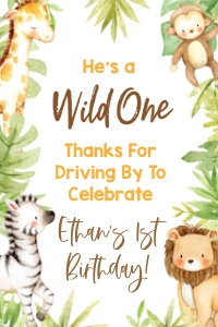 Jungle Drive-by Favor Tag: Jungle Drive-by Favor Tag