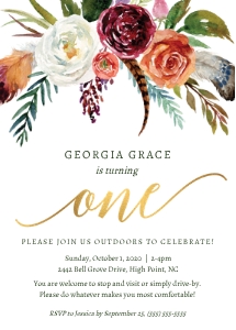 Fall Flowers 1st Birthday_OUTDOOR design preview