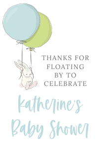 Float By Bunnies_Boy_Favor Tag design preview