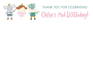 Nutcracker Birthday Thank You_1 design preview
