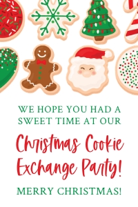 Christmas Cookie Exchange_Favor Tag: Christmas Cookie Exchange_Favor Tag