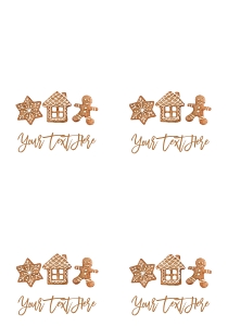 Cookie Exchange Food Tents_Gingerbread_269 design preview