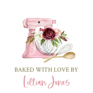 Baked With Love Tags_Pink Mixer: Baked With Love Tags_Pink Mixer