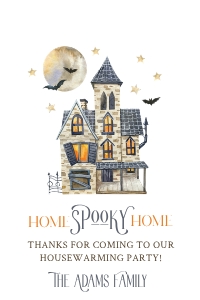 Haunted House Warming_Favor Tag: Haunted House Warming_Favor Tag