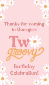 Two Groovy_v2_Favor Tag design preview