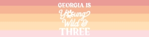 Young Wild & Three_Water Bottle Label_Rainbow design preview