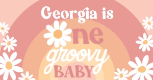 One Groovy Baby FB Cover design preview