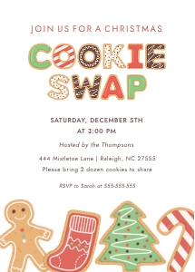 Christmas Cookie Swap Invitation: Christmas Cookie Swap Invitation