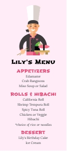 Hibachi Party Menu_Pink design preview