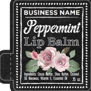 Lip Balm Chalkboard design preview
