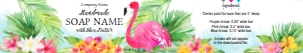 Soap Label Tropical design preview