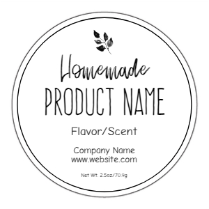 Round Labels Natural & Sophisticated design preview