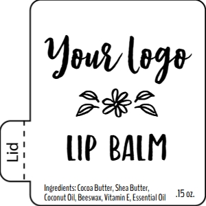 Lip Balm Label Blank Canvas design preview