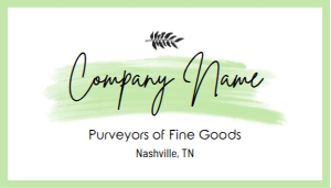 Business Card - Paint Swatch design preview