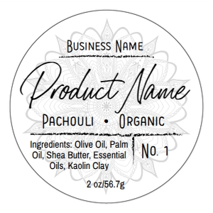 Round and Square Label Mandala design preview