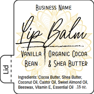 Lip Balm Mandala design preview