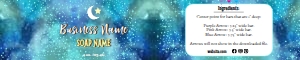 Soap Label Moon and Stars design preview