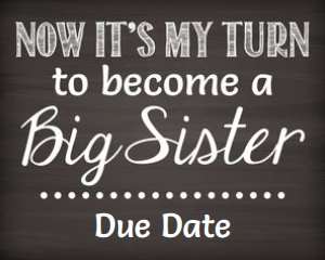 Baby #4 Pregnancy Announcement Been There Done That Big Sister 16x20: Baby #4 Pregnancy Announcement Been There Done That Big Sister 16x20
