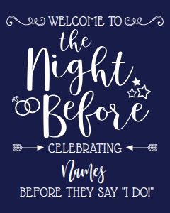 The Night Before 16x20 (color background): The Night Before 16x20 (color background)