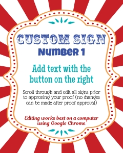 Carnival Portrait Sign 16x20 (up to 10 downloads): Carnival Portrait Sign 16x20 (up to 10 downloads)