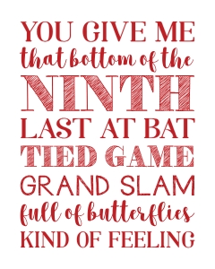 Baseball Wedding Sign 16x20 design preview