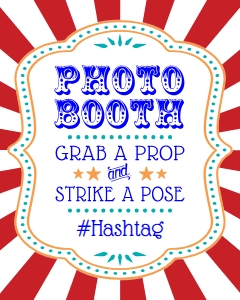 Carnival Photobooth (Grab a Prop & Strike a Pose) Sign 16x20 (custom colors): Carnival Photobooth (Grab a Prop & Strike a Pose) Sign 16x20 (custom colors)