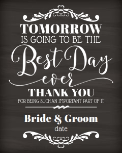 Tomorrow is Going to be the Best Day Ever 16x20 (chalk) (Storybook): Tomorrow is Going to be the Best Day Ever 16x20 (chalk) (Storybook)