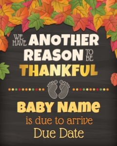 Another Reason to be Thankful 16x20 (chalk) design preview