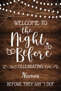 The Night Before 24x36 (DrkBrnWd): The Night Before 24x36 (DrkBrnWd)