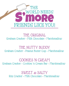 S'more Friends Like You 16x20 (white color): S'more Friends Like You 16x20 (white color)