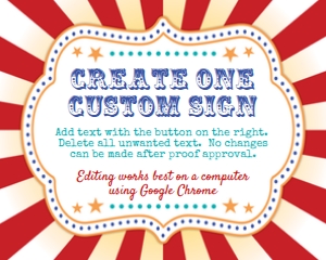 Carnival Choose Text 16x20 Landscape (non-custom border) design preview