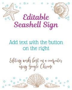 Custom Seashell 16x20 Portrait: Custom Seashell 16x20 Portrait