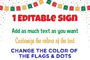 Fiesta Flags 24x36" Landscape Sign: Fiesta Flags 24x36" Landscape Sign