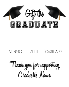 Gift the Graduate 16x20 Portrait: Gift the Graduate 16x20 Portrait